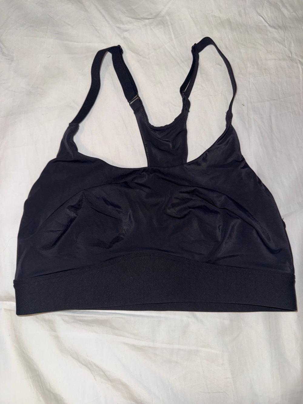 Black Racerback Sports Bra Size Large